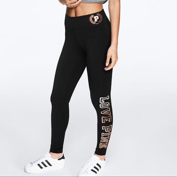 PINK Victoria's Secret Pants - PINK Bling Cotton Legging PINK Victoria's Secret Pants - PINK Bling Cotton Legging
